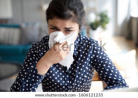 Similar – Image, Stock Photo Cold and flu concept with a tissue box and crumpled tissues