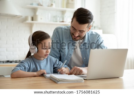 Similar – Image, Stock Photo homeschooling upbringing