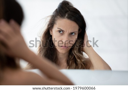 Similar – Image, Stock Photo Teen girl with tangled hairs
