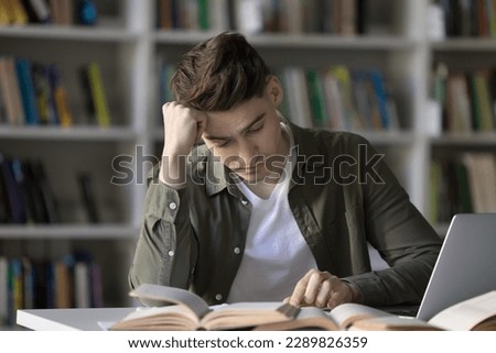 Image, Stock Photo No experience. Boredom