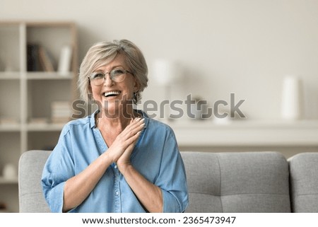 Similar – Image, Stock Photo Headshot of confident trendy African American woman