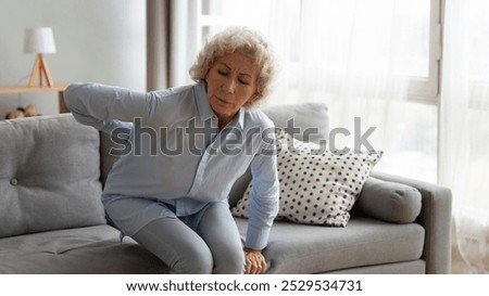 Similar – Image, Stock Photo Woman getting troubles with car in countryside