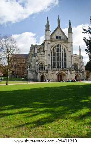 Winchester cathedral, UK