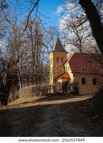 Similar – Image, Stock Photo Hidden church Autumn