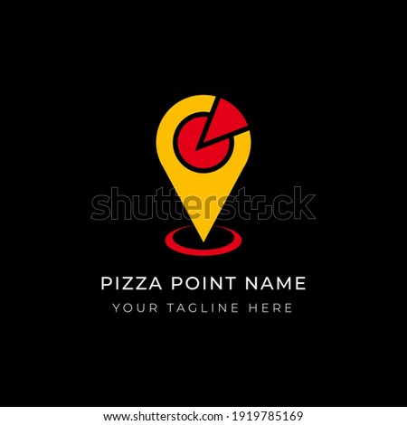 This is modern pizza point logo vector. Modern minimal and attractive design that can be used for any type of restaurant.