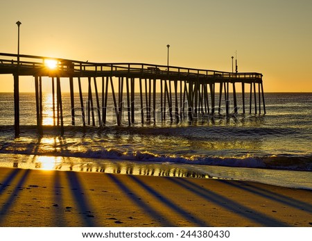 Ocean Pier Sunrise