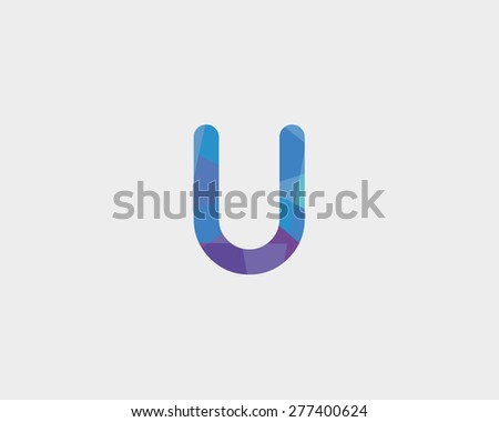 colorful abstract logo with letter u download free vector art letter u template