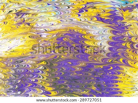 Abstract ebru bright color background