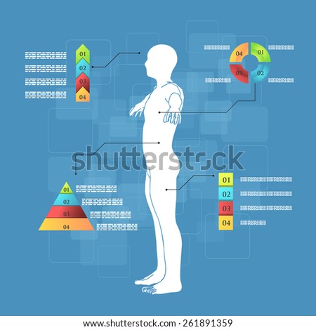 Vector Illustration Of Medicine Infographics. Schematic Description Of ...