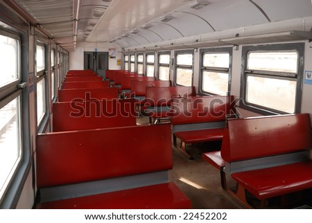 Interior Of Russian Passenger Train Electrichka Stock Photo 22452202 ...