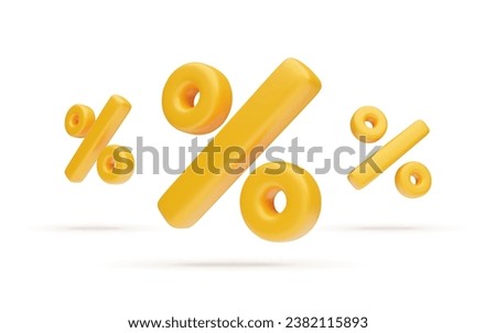 Similar – Image, Stock Photo Group of three yellow paper jets on blue background.