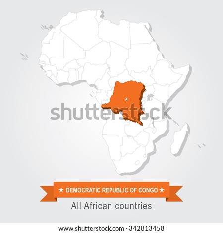 Democratic Republic of Congo. All the countries of Africa.