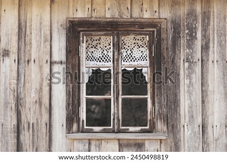 Similar – Image, Stock Photo Detailed view of a facade cladding from the frog’s eye view