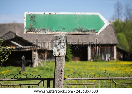 Similar – Image, Stock Photo Traffic sign on house wall