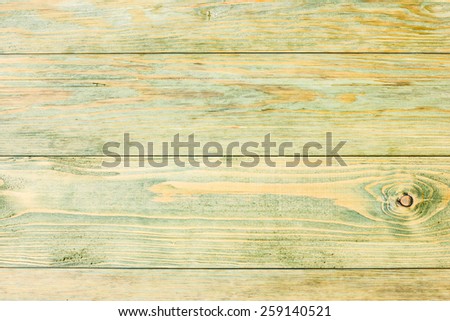 Green wooden desk surface texture.