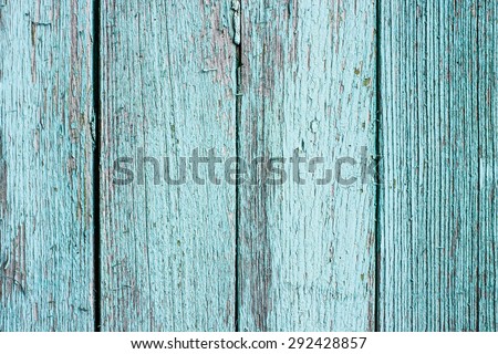 Blue painted wooden desks texture.