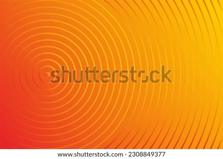 Gradient orange background with circular watermark.Simple and minimalist template for presentation, banner, wallpaper, flyer and more.