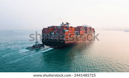 Similar – Image, Stock Photo Boat harbour on Lake Zurich