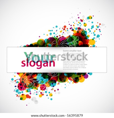 abstract circle background - corporate elements