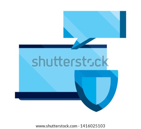 cybersecurity data protection vector ilustration