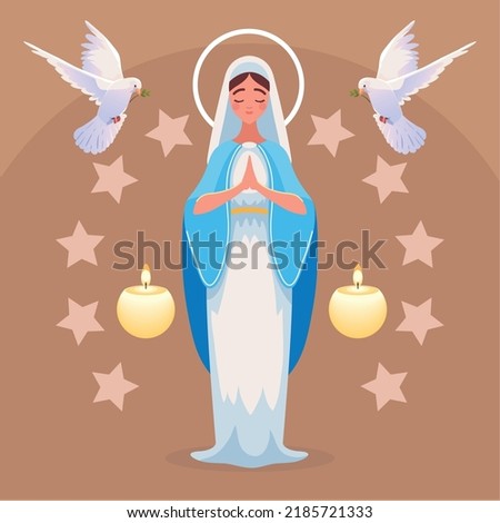 Assumption of Virgin Mary blessed, design