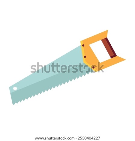 handsaw Carpenters hand Tool icon isolated