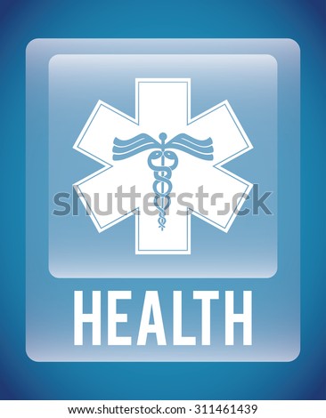 Health care digital design, vector illustration 10 eps graphic