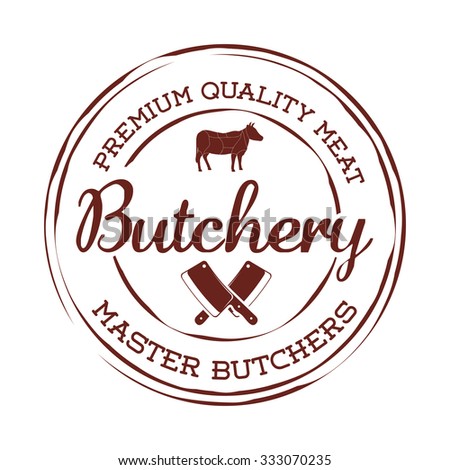 Butchery or butcher theme design, vector illustration graphic