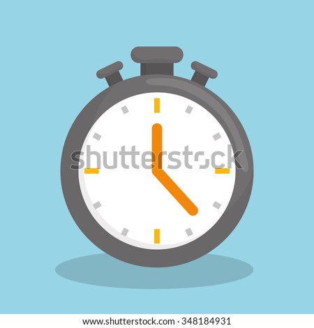 Clock Timer graphic design, vector illustration eps10