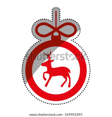 Christmas decorative symbol icon vector illustration graphic design