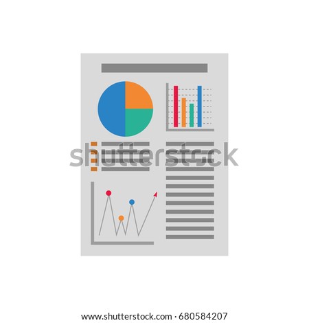 Statistics bars graphic