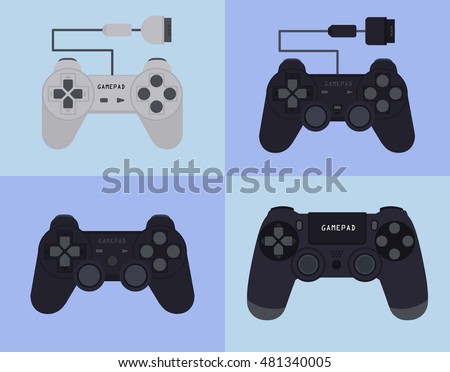 Game pad with flat design