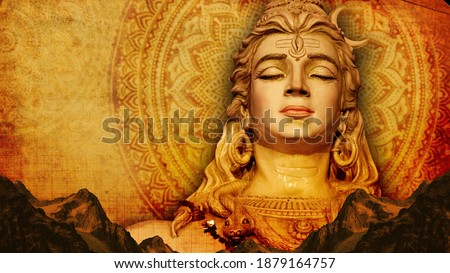 Shiv Lord Shiva 3D Wallpaper,
Lord Shiva with colorful background golden red orange wallpaper, God Shiv  poster design for wallpaper Mandir Temple Mahadev 3d mural
