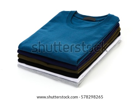 Similar – Image, Stock Photo Shirt Pile T-shirts Shirts