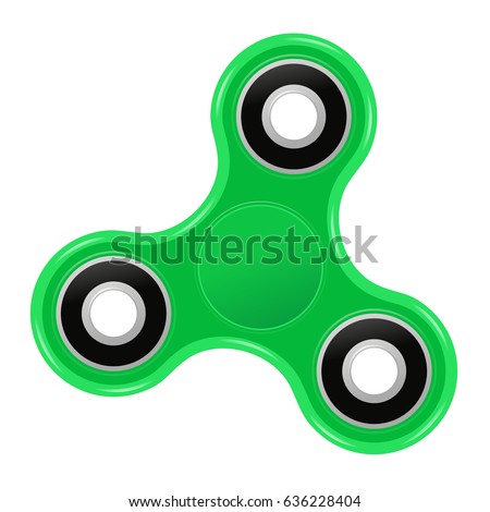 Hand spinner flat vector illustration. Hand spinner tricks. Badges, labels, banners, advertisements, brochures, business templates. Vector illustration isolated on white background