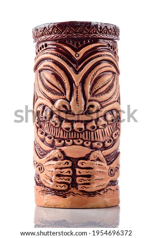 Similar – Image, Stock Photo Tiki glass of tropical cocktail with ice