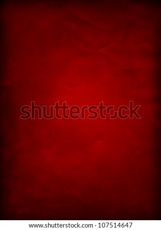 Conceptual red old paper background, made of grungy or vintage texture stained or dirty surface ideal for holiday, Christmas or retro designs