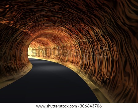 Similar – Foto Bild Die Fahrt mit Tunnelblick durch einen endlosen Autobahntunnel