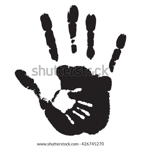 Similar – Image, Stock Photo hands of a father with his sons outdoor