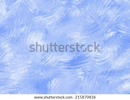 Frozen ice glass abstract winter texture