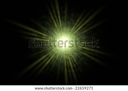 Flash of a new green star