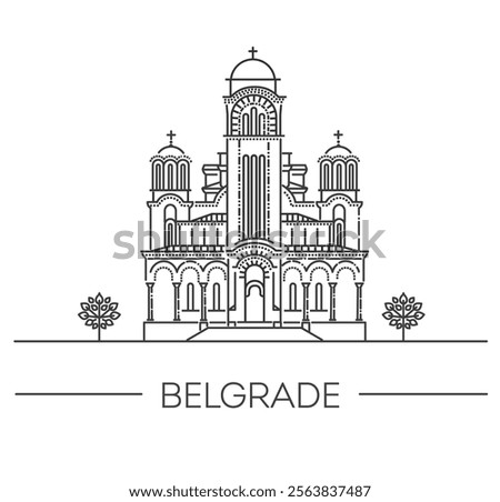 St. Marko church. Belgrade, Serbia