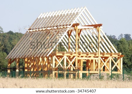 Ecological wooden house