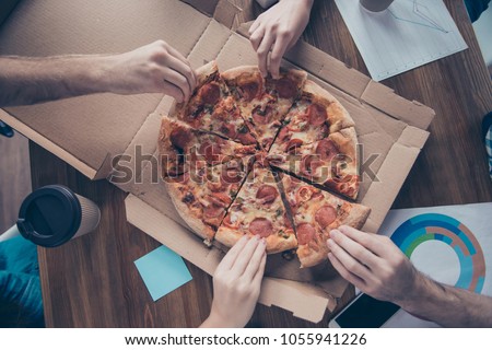 Similar – Image, Stock Photo take orders Piece of paper