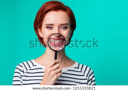Similar – Image, Stock Photo Glass head with breathing mask