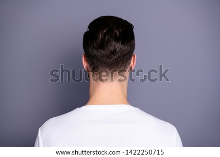 Similar – Image, Stock Photo Anonymous stylish focused man smoking cigarette near brick wall