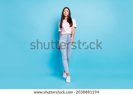 Similar – Image, Stock Photo Excursion mood, blue and nostalgic: an old, beautifully painted caravan was parked close to a wall in matching colours