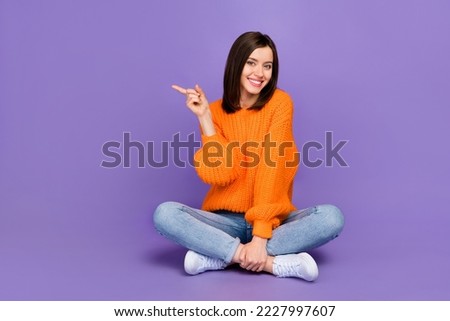 Similar – Image, Stock Photo Positive young lady sitting on bicycle on city street in sunlight