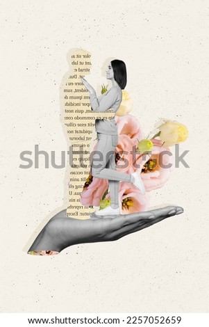 Similar – Image, Stock Photo Anonymous couple cuddling in apartment