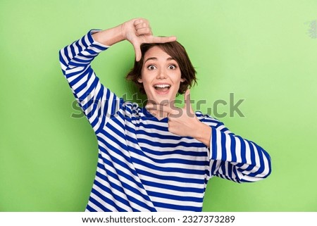 Image, Stock Photo Amazed girl making hairdo on dreadlocks of father